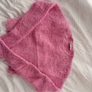 Zara Pink Fuzzy Sweater